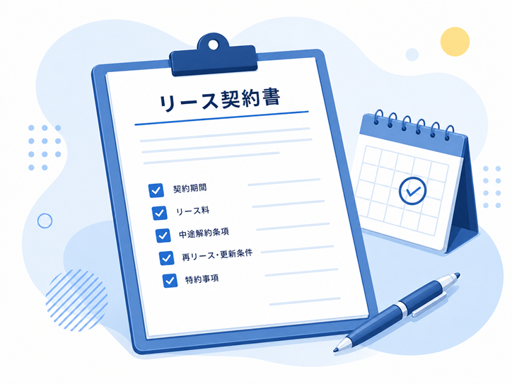 リース契約書のイメージ